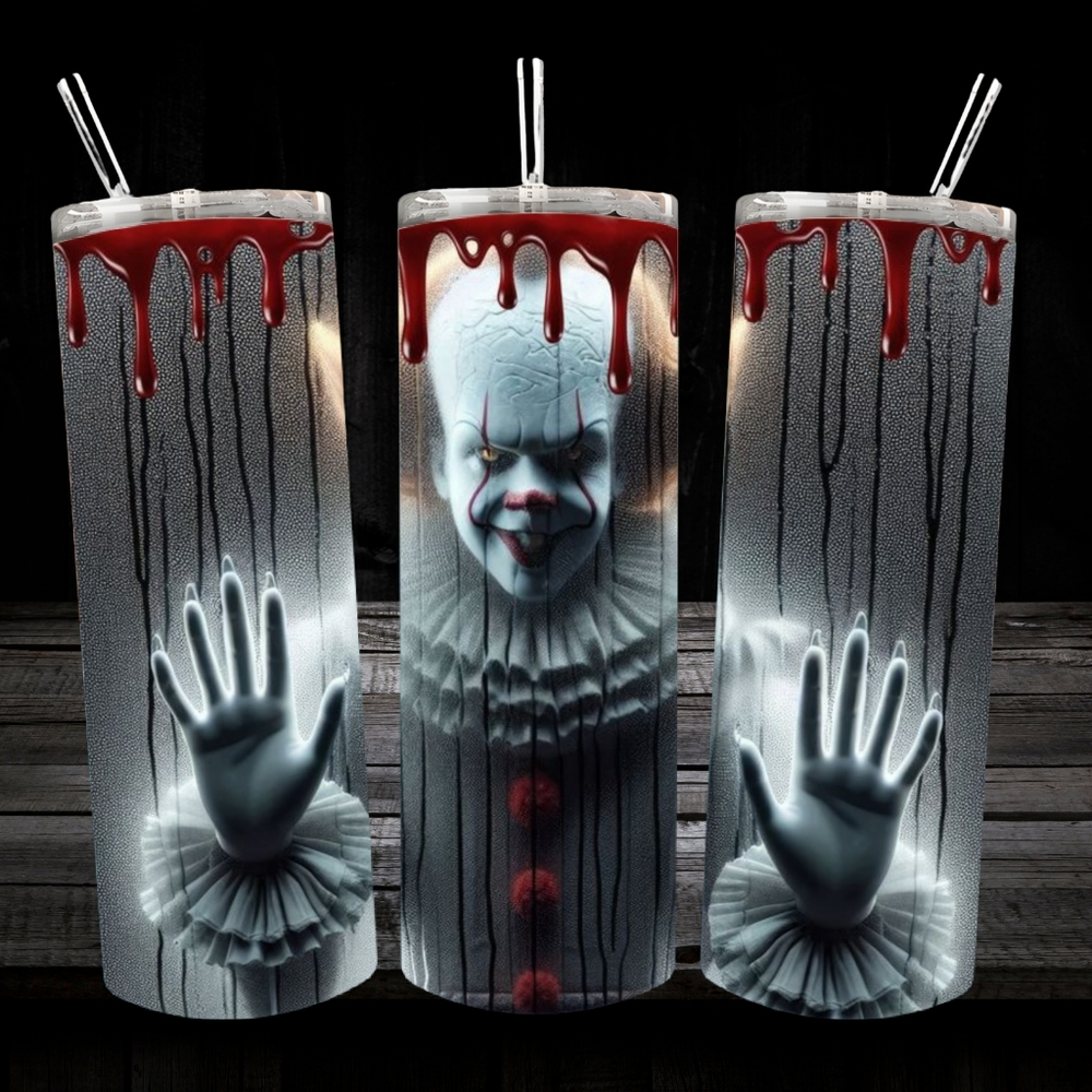 Made To Order Horror Pennywise 20 Oz  Tumbler
